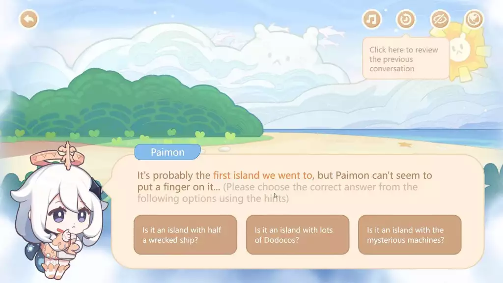 Dowód na efekt Jinshin Web Event Magician Web Event Dreaming in the Sea Amnezja Odpowiedź Dowód na Dodocus Bird Island Archipelag Golden Apple