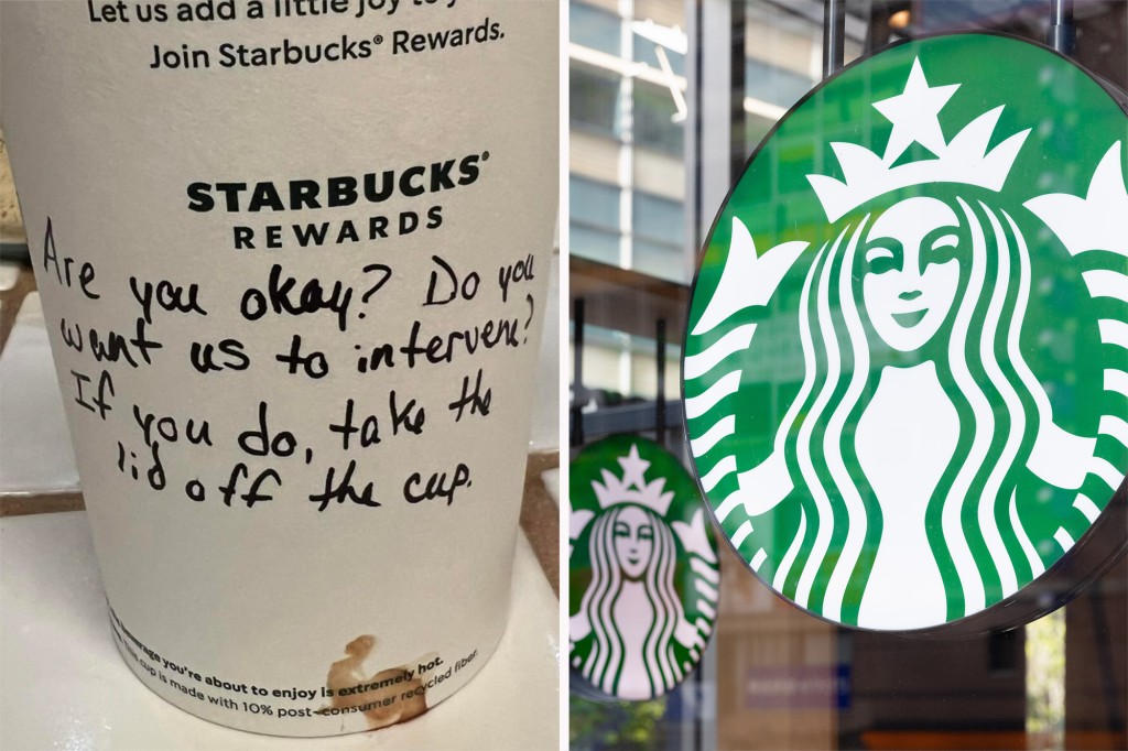 Pracownicy Texas Starbucks pomagają nastolatkom, zostawiając notatkę na kubku