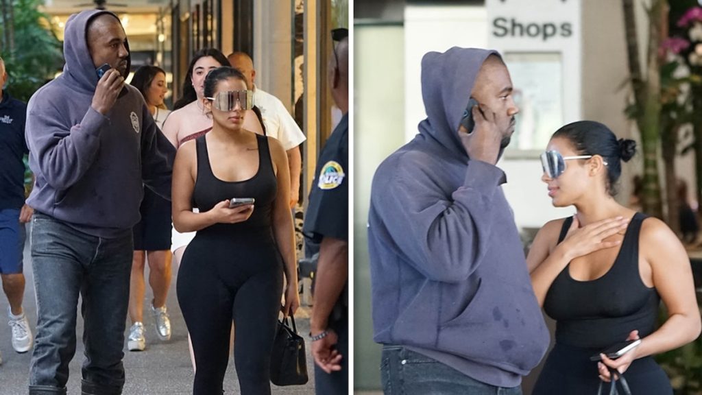 Kanye West i Kim Kardashian wyglądają podobnie Chanye Jones Lunch w Miami