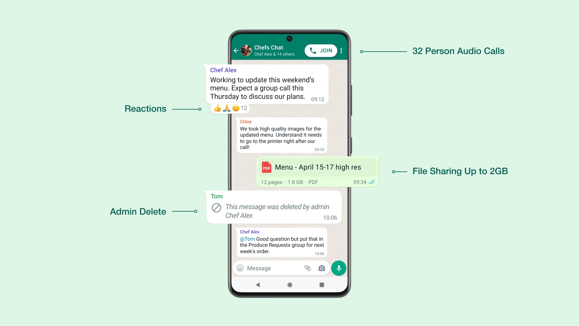 Nowa aplikacja WhatsApp zawiera pliki reakcji emoji o pojemności 2 GB i więcej