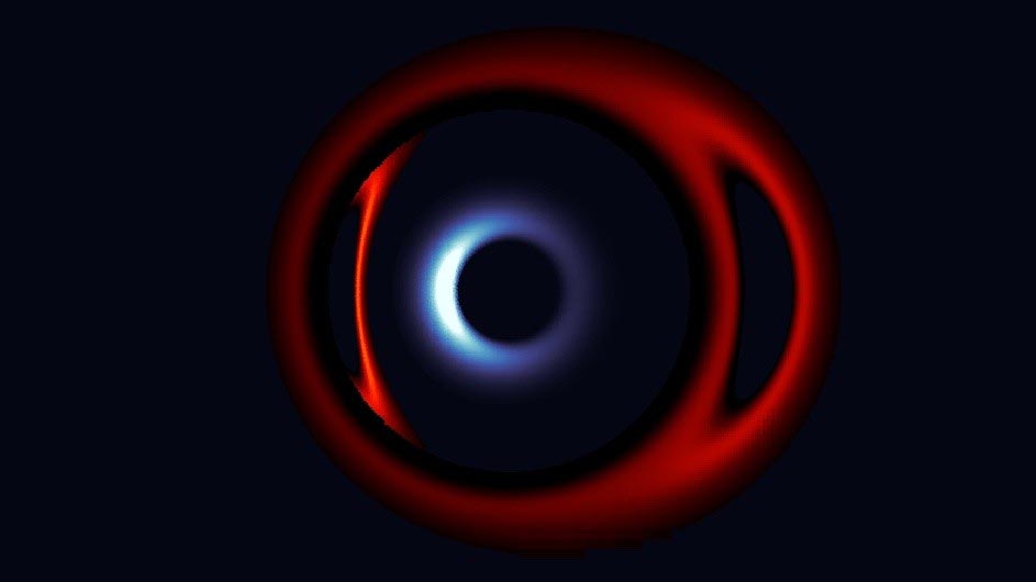 Simulation of Supermassive Black Hole Merger