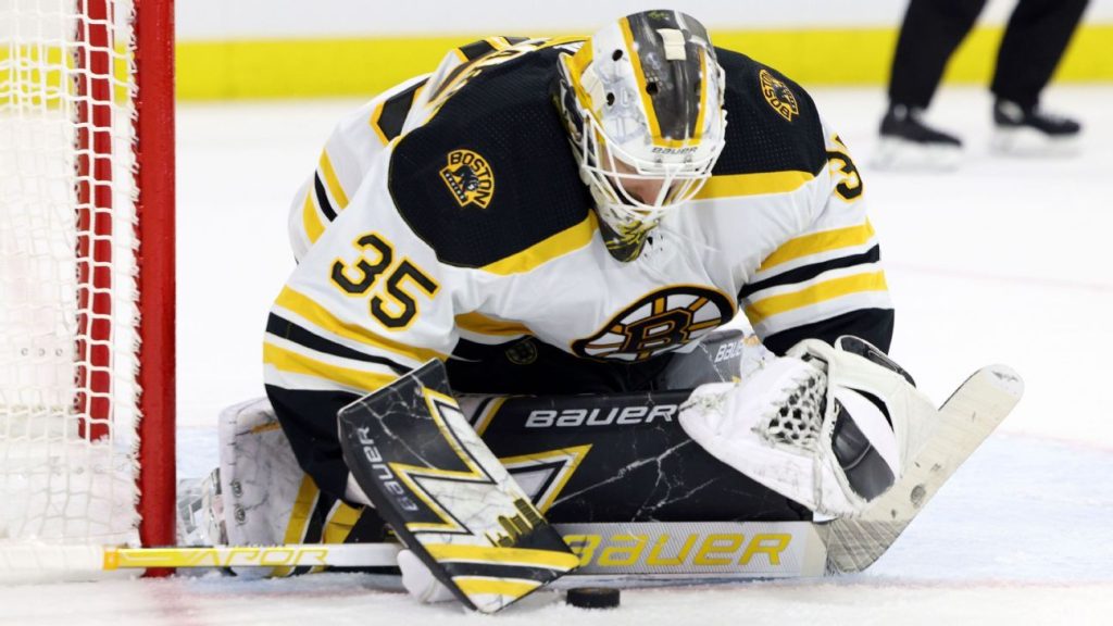 Boston Bruins „nic nie postawi” bramkarzowi Linusowi Olmarkowi po chwiejnym pierwszym playoffie