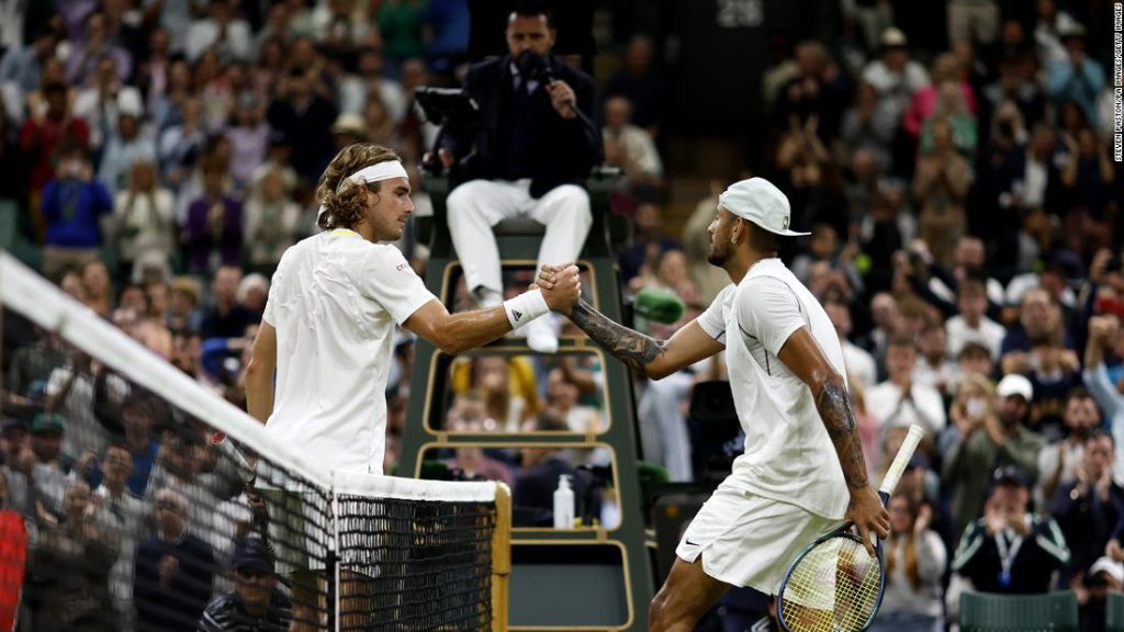 Nick Kyrgios i Stefanos Tsitsipas ukarani grzywną po ognistym meczu na Wimbledonie