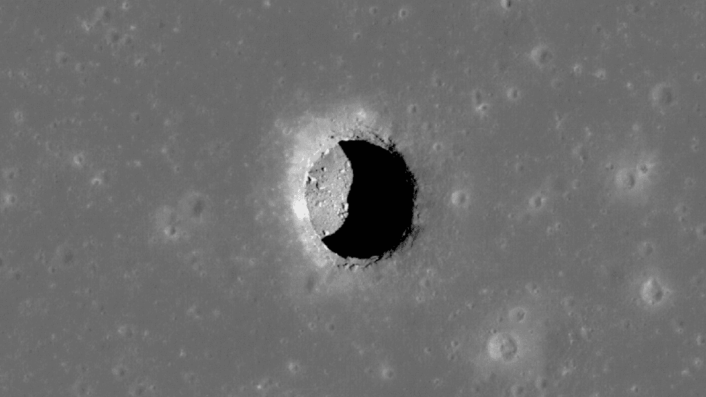 Kratery na Księżycu o umiarkowanych temperaturach mogą być schronieniem dla astronautów