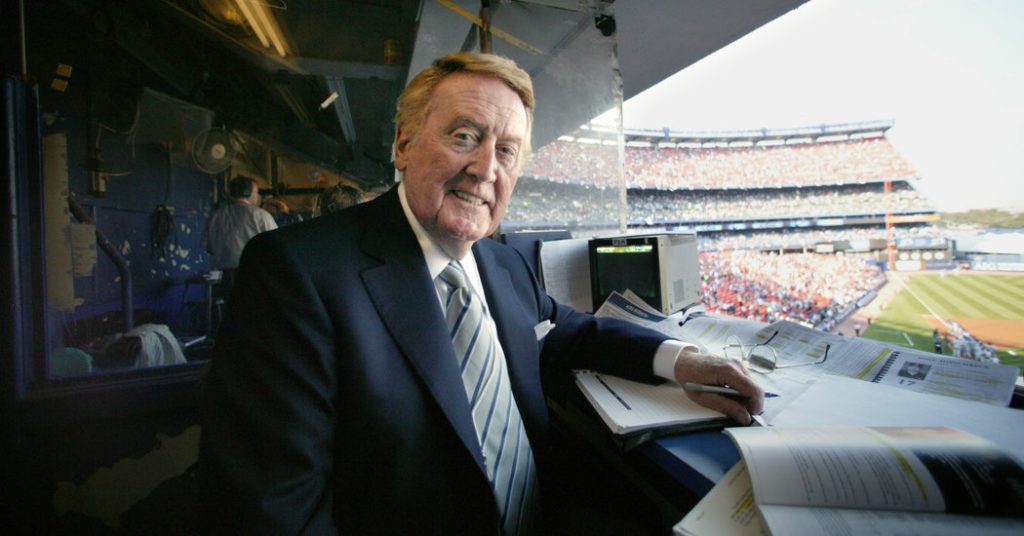 Finn Scully, głos Dodgersów od 67 lat, umiera w wieku 94