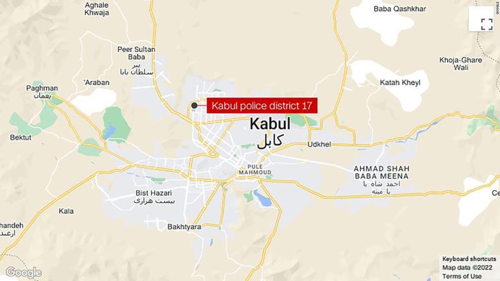 Kabul – Afgańska policja poinformowała, że ​​eksplozja miała na celu meczet w stolicy Afganistanu