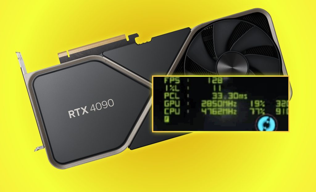 NVIDIA pokazuje procesor graficzny GeForce RTX 4090 taktowany zegarem 2850 MHz w ustawieniach fabrycznych