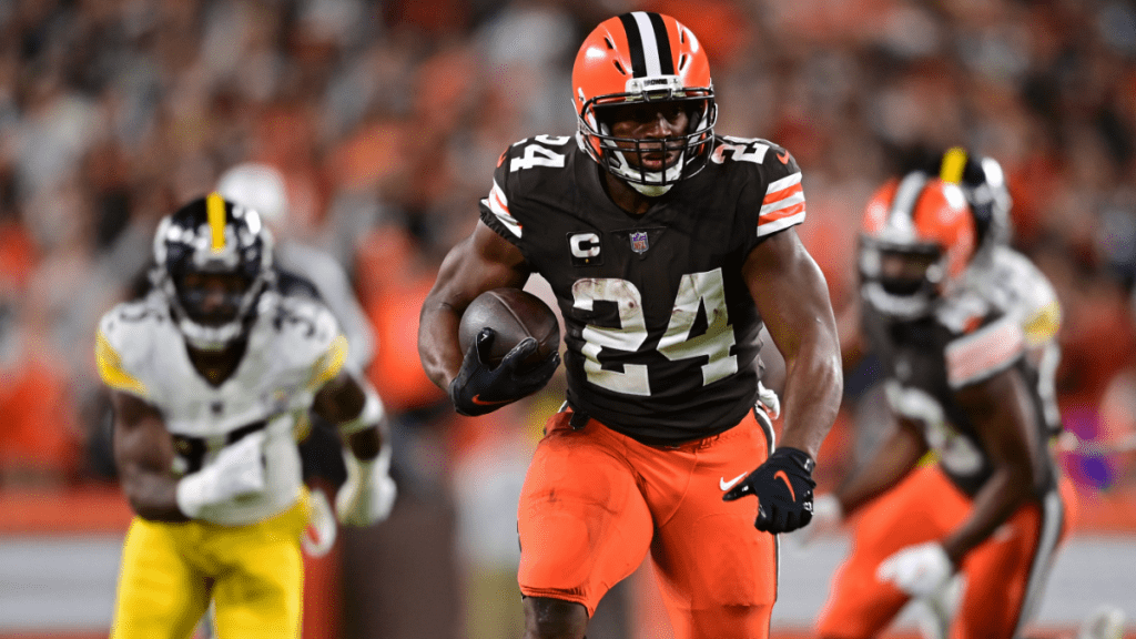 Steelers punkty kontra Browns, fast food: Nick Chubb, Amary Cooper prowadzą Cleveland obok Pittsburgha