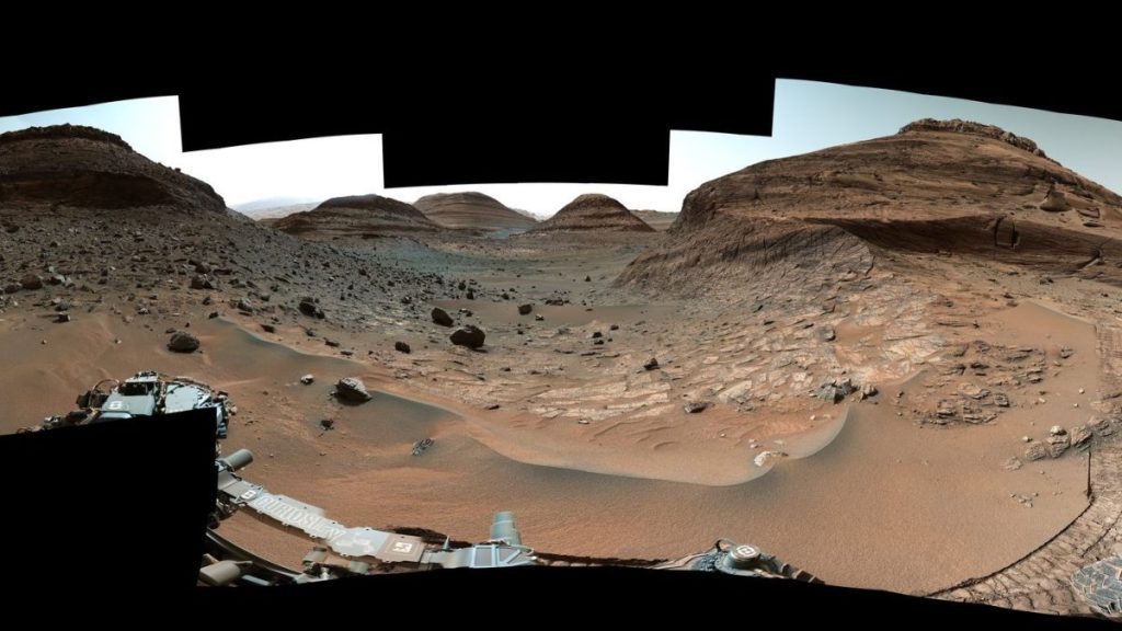 Mars łazik Curiosity NASA dociera do interesującego, słonego miejsca po zdradzieckiej podróży