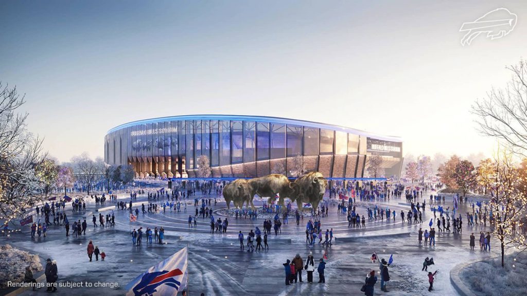 Buffalo Bills przedstawia pierwsze projekty nowego stadionu wartego 1,4 miliarda dolarów