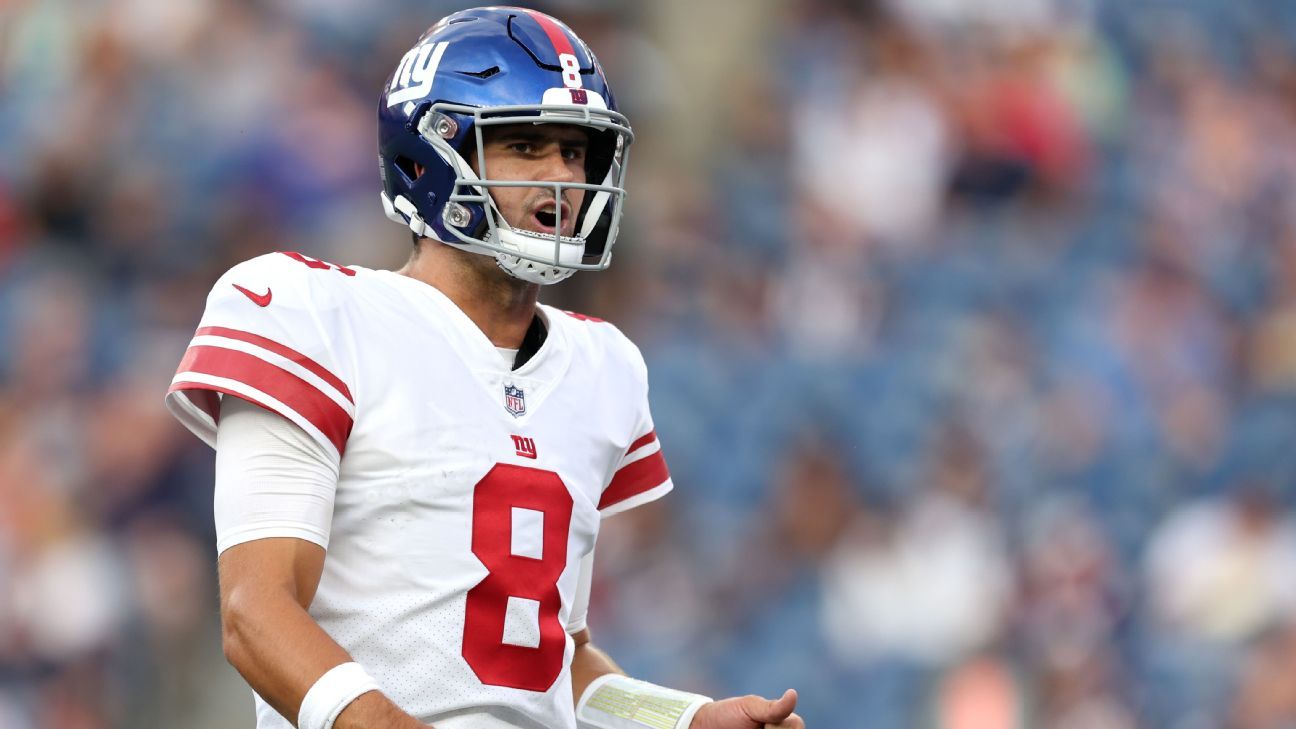 Giants QB Daniel Jones (skręcona kostka) wystartuje przeciwko Al Hazm