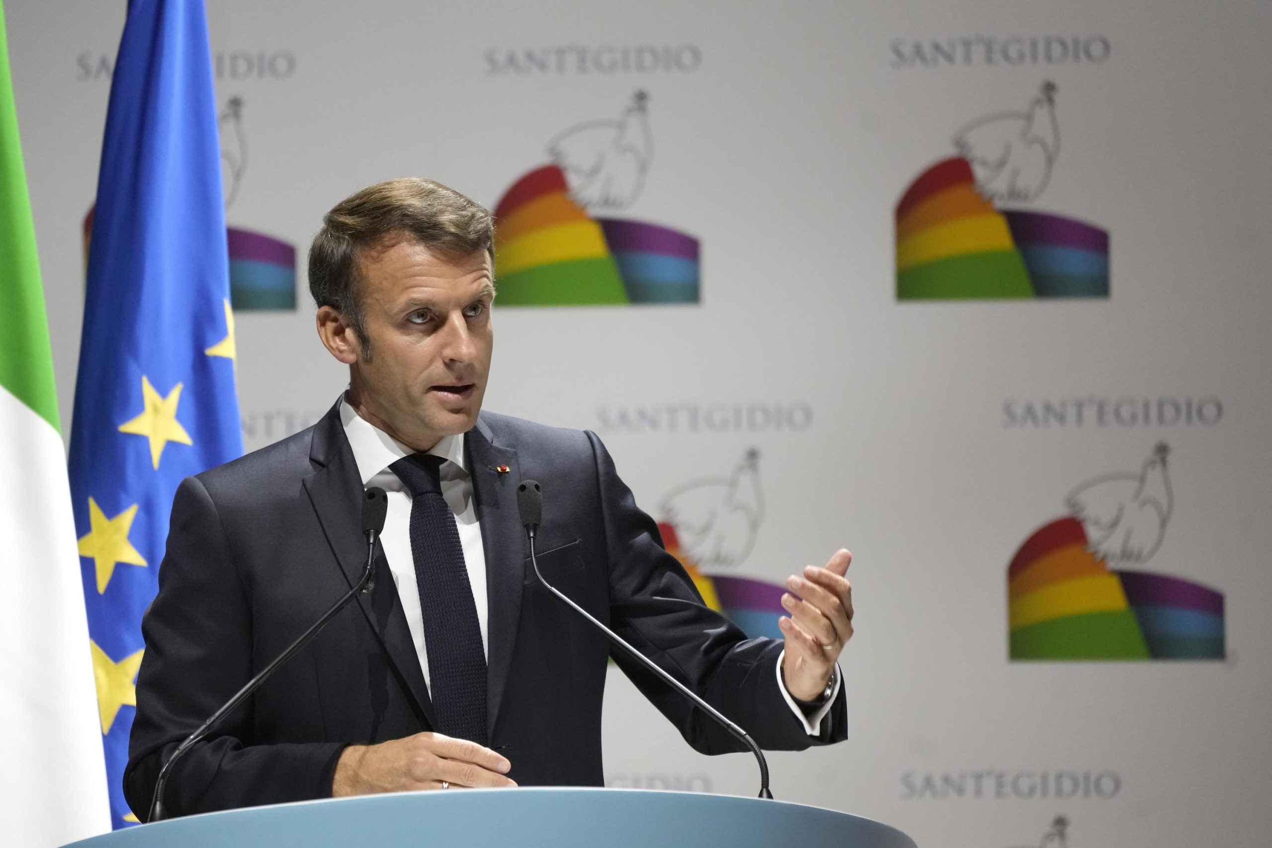 Macron: Ukraina decyduje o czasie i warunkach pokoju z Rosją