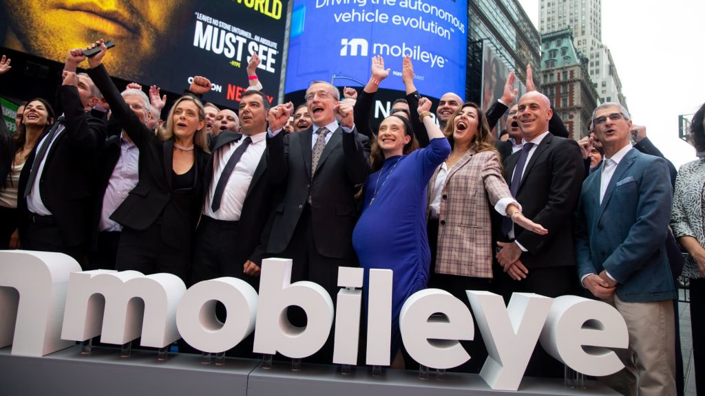 Mobileye zarobił ponad 30% w swojej ofercie publicznej po wyjściu z Intela