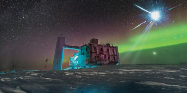 Analiza neutrin IceCube łączy możliwe galaktyczne źródło promieniowania kosmicznego