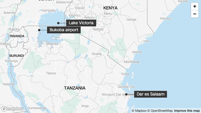 Katastrofa nad Jeziorem Wiktorii: komercyjny samolot zatonął w jeziorze w Tanzanii