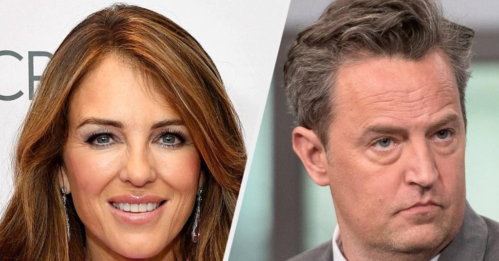 Elizabeth Hurley mówi, że Matthew Perry był koszmarem