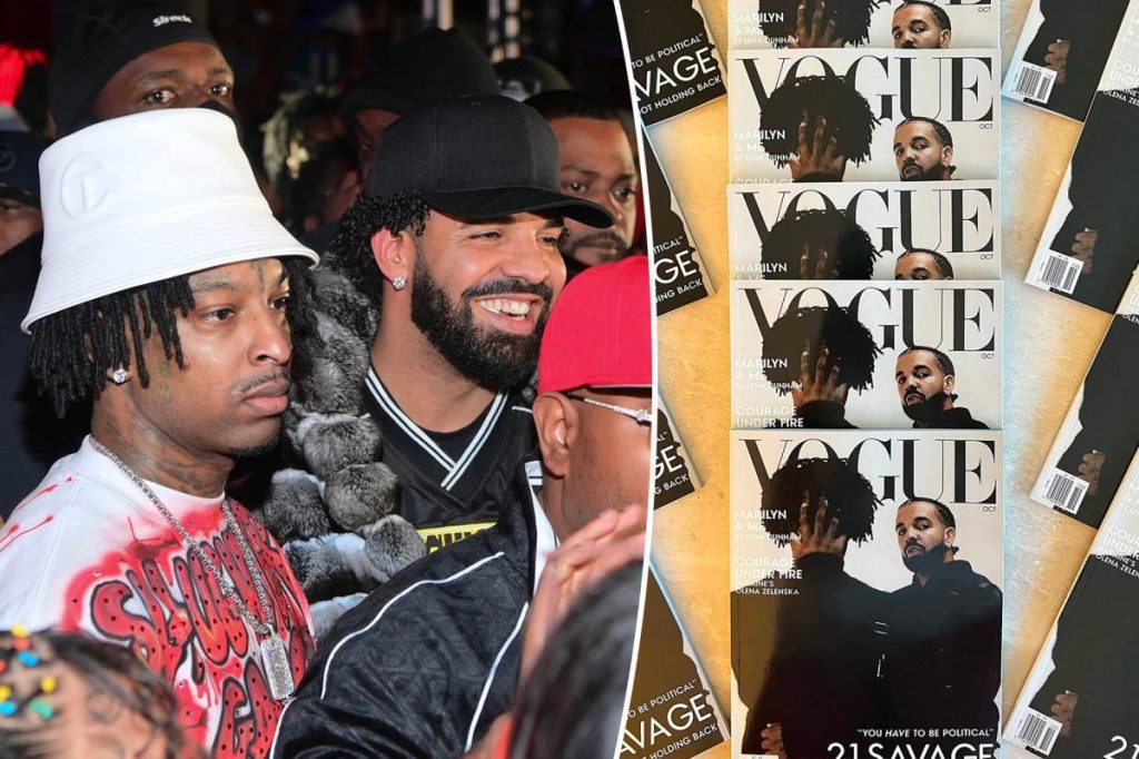 Vogue pozywa Drake'a, 21-letniego Savage'a o pokaz mody Maggie