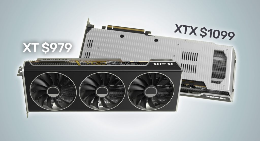 Dedykowana karta XFX Radeon RX 7900 XTX wymieniona na 1099 USD od Amazon, wariant XT za 979 USD