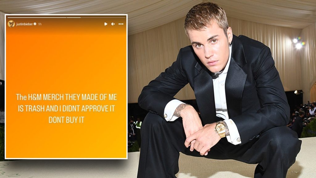 Justin Bieber oskarżył H&M o wykorzystanie jego wizerunku na wyrzuconych ubraniach bez jego zgody